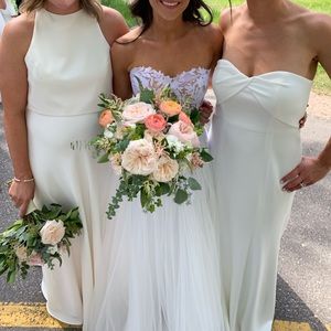 Gorgeous white gown!